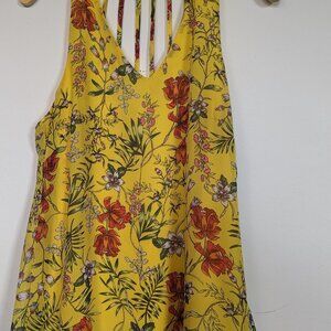 Faith & Joy, Floral Blouse M